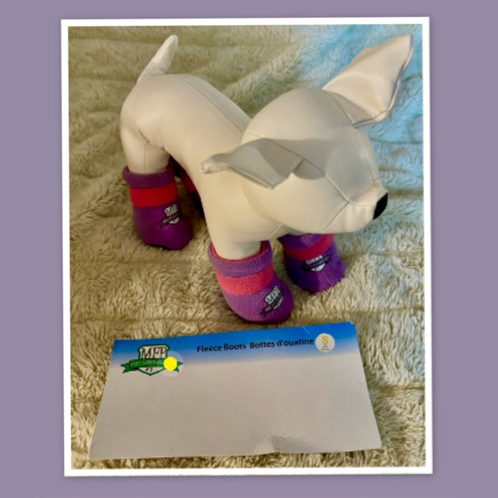 MFP Fleece Boots for Pets - Size Small